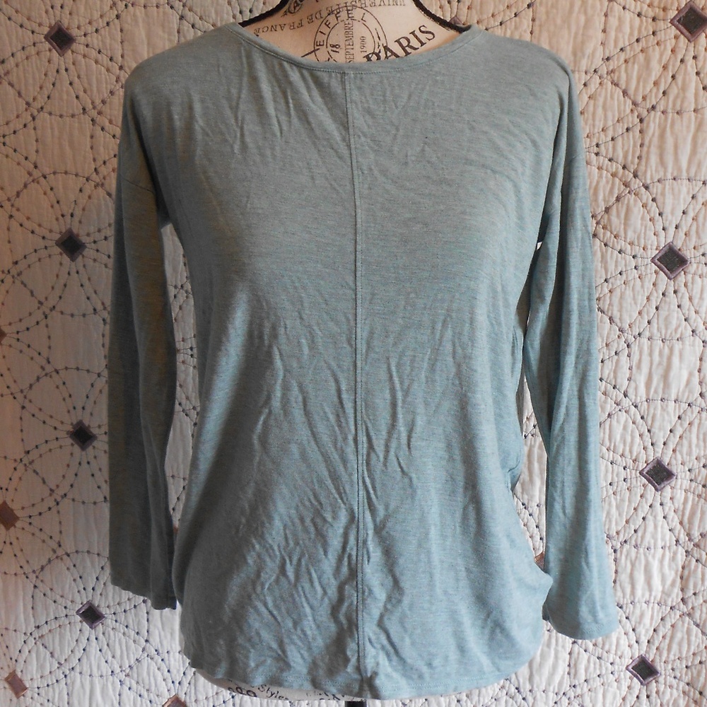 EUC Paraphrase Muted Mint Long Sleeve Top S